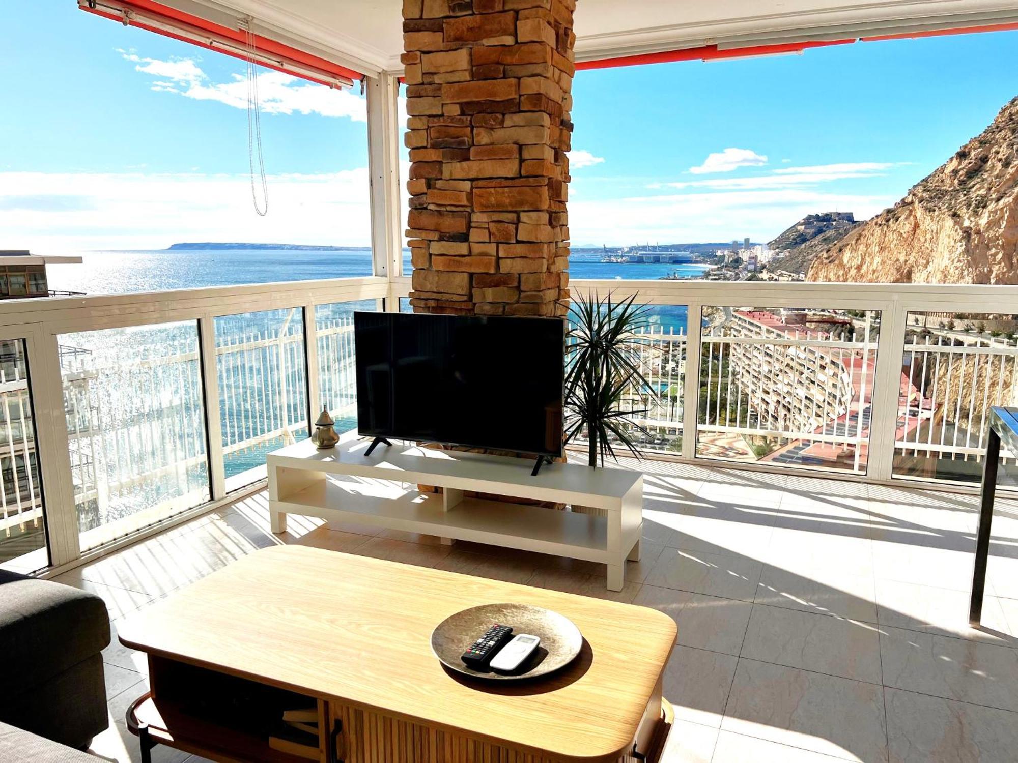 דירות אליקאנטה Vistas Al Mar. Gran Salon. Playa A 1 Minuto. Wifi מראה חיצוני תמונה