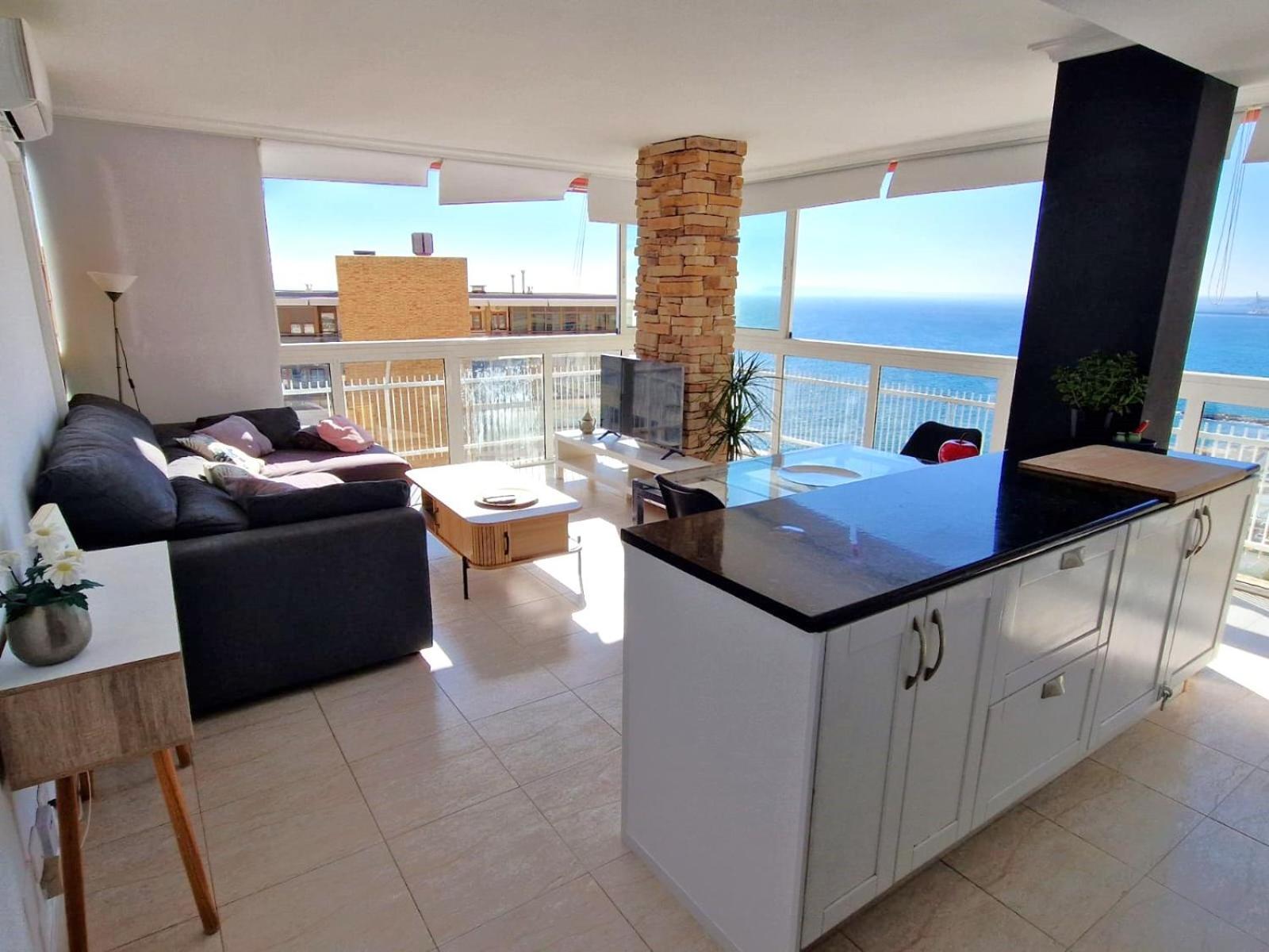 דירות אליקאנטה Vistas Al Mar. Gran Salon. Playa A 1 Minuto. Wifi מראה חיצוני תמונה